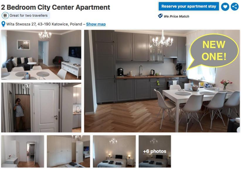 1 Bedroom City Center Apartment Катовице Экстерьер фото